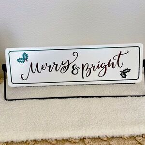 Harvest Reversible Farmhouse Décor Sign- It's Fall Y'all & Merry & Bright